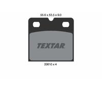 TEXTAR 2061005 Brake Pad Set, disc parking brake