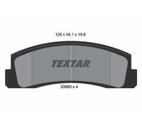Brake pads 2066001 TEXTAR for LADA NIVA Closed Off-Road Vehicle NADESCHDA