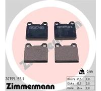 ZIMMERMANN 20755.155.1 Brake pad set