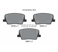 TEXTAR 2078201 Brake pad set