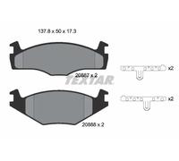 TEXTAR 2088708 Brake pad set
