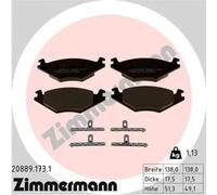 ZIMMERMANN 20889.173.1 Brake pad set