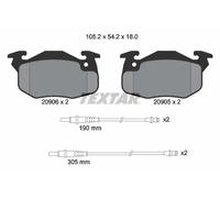 Brake Pads Set 2090603 Front Textar 425091 425092 425102 425120 425127 425165