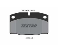 TEXTAR 2093903 Brake pad set