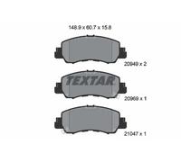 TEXTAR 2094901 Brake pad set