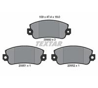 TEXTAR 2095006 Brake pad set