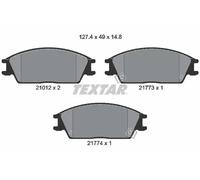 TEXTAR 2101202 Brake Pads Set Front for Accent Getz Pony S Accord Excel Lantra S