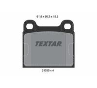 Brake Pads Set Rear Textar 2103501 0004205720 0004205820 0004206220 0004206280