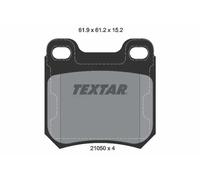 Brake pads 2105002 TEXTAR for OPEL SAAB