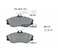 Brake pads 2113802 TEXTAR for AUDI 100 C3 Saloon 200 C3 Saloon QUATTRO COUPE B3