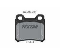 Brake pads 2114001 TEXTAR for OPEL SAAB