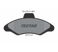 Brake pads 2117105 TEXTAR for FORD ESCORT Mk VI ORION III ESCORT Mk V Turnier
