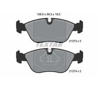 Textar Front Disc Brake Pad Set 2127304 – Fits Volvo 850 S70 V70 C70 XC70