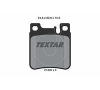 Brake pads 2130501 TEXTAR for MERCEDES-BENZ CHRYSLER