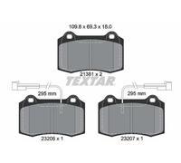 Brake Pads Set 2138103 Front Textar 71770978 71772533 77362239 9947643 9949509