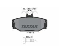 Brake pads 2138501 TEXTAR for VOLVO 740 760 740 Kombi 760 Kombi 940 940 Kombi
