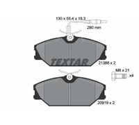 Brake pads 2138802 TEXTAR for RENAULT 25 ESPACE Mk II LAGUNA I SAFRANE