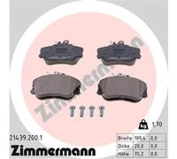 Brake pads 21439.200.1 ZIMMERMANN for MERCEDES-BENZ C-CLASS C-CLASS T-Model