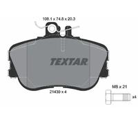 Brake pads 2143905 TEXTAR for MERCEDES-BENZ C-CLASS C-CLASS T-Model