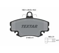 Textar Brake Pad Set 2146306 for Renault, Dacia, Peugeot, Alpine, Lada, Mahindra, Nissan
