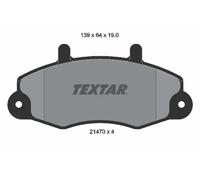 Front Brake Pad Set For Disc Fits Ford Transit Transit Tourneo TEXTAR 2147001