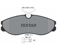 Textar Front Pads fits Nissan Largo Terrano Ford Maverick Vanette Cargo II Van
