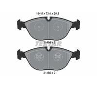 Textar 2148401 Disc Brake Pad Set Fits Alpina Audi Bentley BMW Chrysler Mercedes
