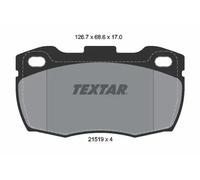 Brake pads 2151902 TEXTAR for LAND ROVER DEFENDER Station Wagon DEFENDER Cabrio