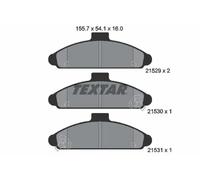 Brake pads 2152901 TEXTAR for HYUNDAI S COUPE