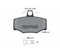 Brake pads 2154501 TEXTAR for NISSAN PRIMERA PRIMERA Hatchback PRIMERA Traveller