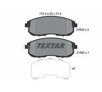Brake pads 2163301 TEXTAR