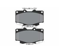 Brake pads 2168003 TEXTAR for TOYOTA HILUX VIGO VII Pickup