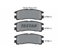 Textar Brake Pad Set 2170602 – Disc Brake for Chrysler, Dodge, Hyundai, Mitsubishi, Proton RVR
