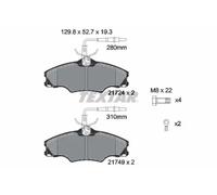 Brake pads 2172402 TEXTAR for PEUGEOT 406 406 Estate