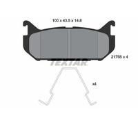 TEXTAR 2176603 Brake pad set