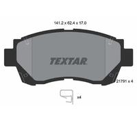 BRAKE PAD SET DISC BRAKE 2179101 FOR HOLDEN LEXUS TOYOTA 3VZ-FE 3.0L 6cyl APOLLO