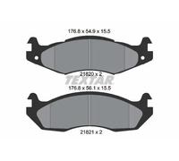 Textar Brake Pad Set 2182001 - Front Disc Brake