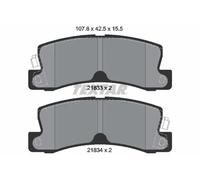 For Lexus Toyota Genuine OE Textar Brake Pads Full Set Of 4 Rear 2183301
