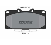 Brake pads 2185401 TEXTAR for NISSAN SUBARU