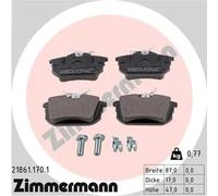 ZIMMERMANN 21861.170.1 Brake pad set