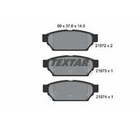 Brake pads 2187202 TEXTAR for MITSUBISHI PROTON