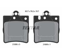 For Mercedes Genuine OE Textar Brake Pads Full Set Of 4 Rear 2189803