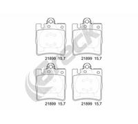Fits BRECK 21899 00 702 20 Brake Pad Set, disc brake 21899 00 702 20 ⭐UK Stock⭐