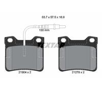 Rear Brake Pads For Disc Fits Mercedes-Benz V-Class Vito Peugeot TEXTAR 2190403