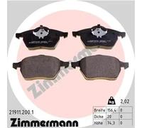 ZIMMERMANN 21911.200.1 Brake pad set