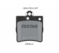 Textar Rear Disc Brake Pad Set 2191903 – Genuine OE, Fits Mercedes-Benz & Chrysler – Set of 4