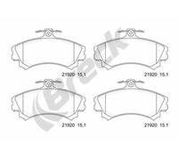 Brake pads 21920 00 701 10 BRECK for MITSUBISHI VOLVO
