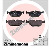 Brake pads 21934.170.1 ZIMMERMANN for SAAB BMW ROVER MG