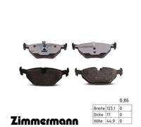 New Brake Pad Set, disc brake for BMW BMW (BRILLIANCE) MG ROVER SAAB:3,75,E46