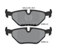 Textar Rear Brake Pads fits Saab 9-5 1.9 TiD FWD YS3E 2193404